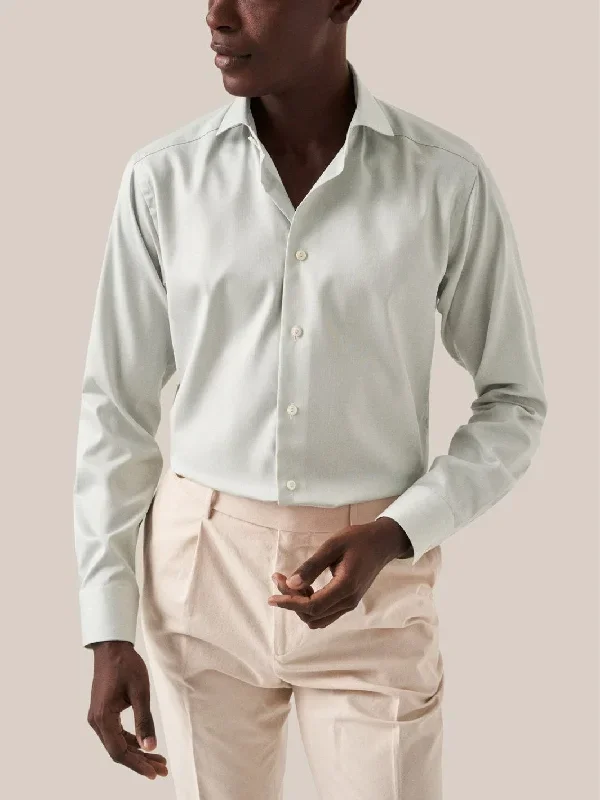 CONTEMPORARY SIGNATURE TWILL SHIRT Grønn