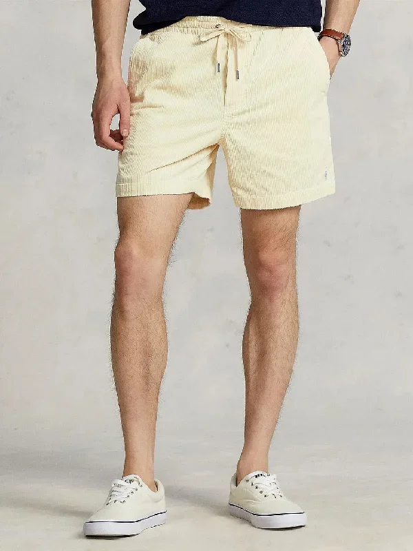 PREPSTER CORD SHORTS Off-White