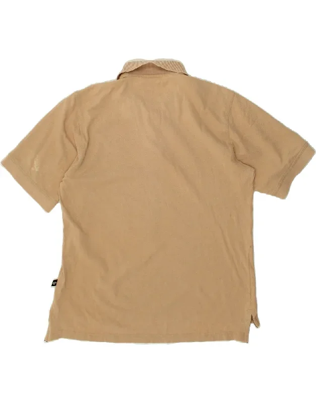 adidas-mens-polo-shirt-uk-42-44-large-brown-cotton