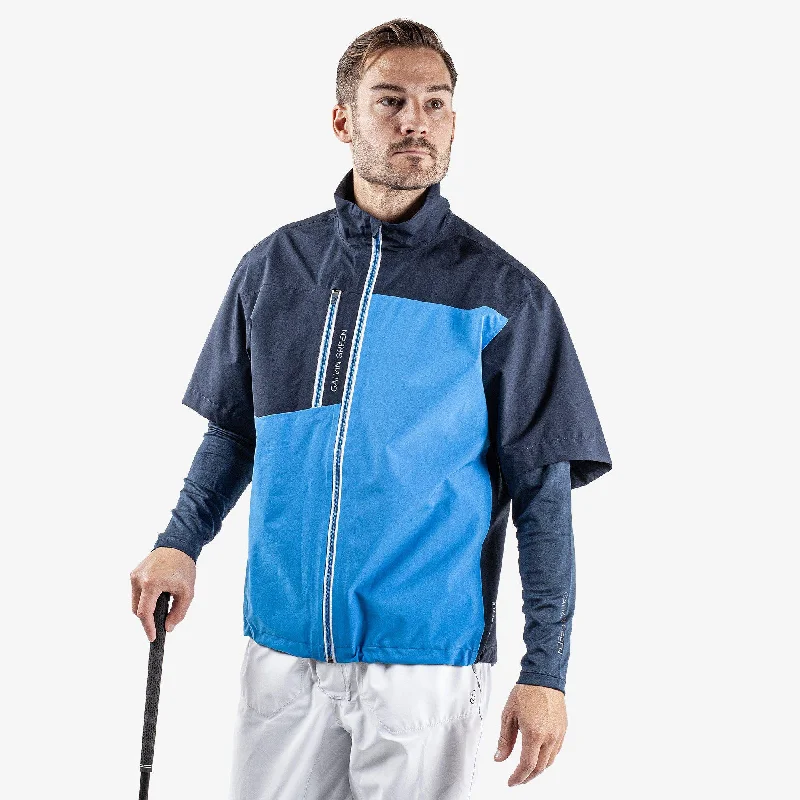 alx-short-sleeve-waterproof-jacket-blue-navy-white