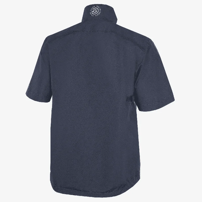 alx-short-sleeve-waterproof-jacket-blue-navy-white