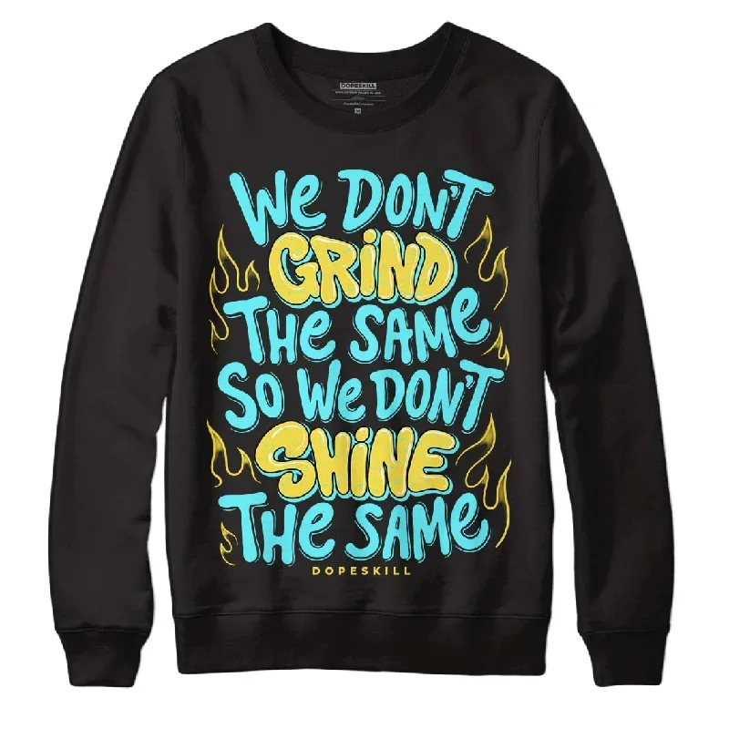 Aqua 5s DopeSkill Sweatshirt Grind Shine Graphic