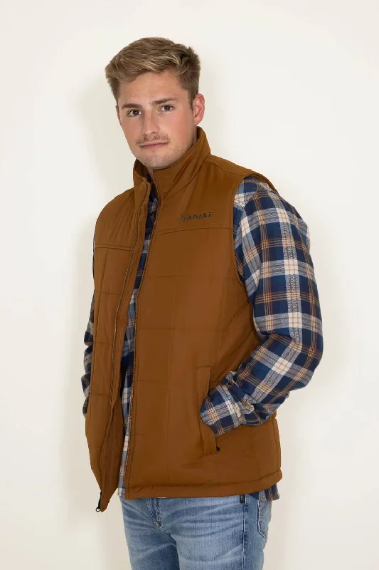 Ariat Crius Insulated Vest for Men in Chestnut | 10046736-CHESTNUT