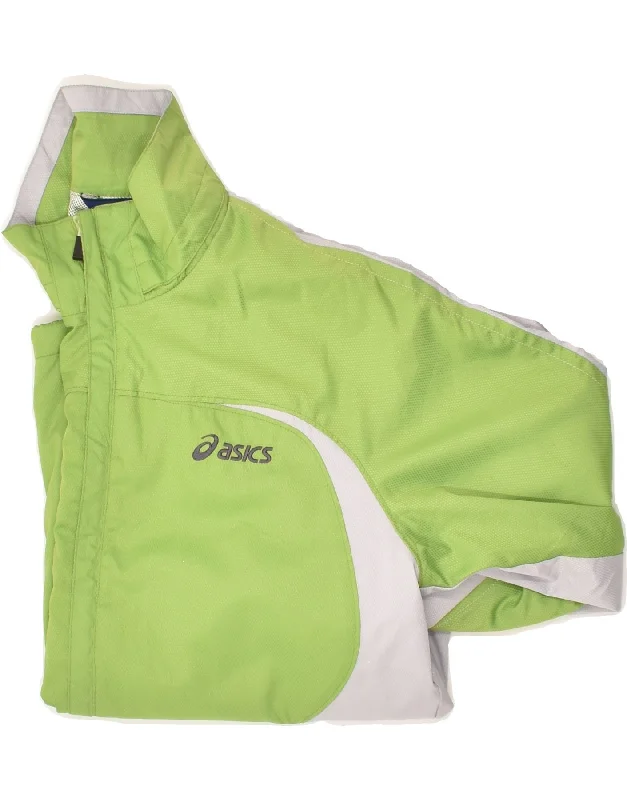 asics-mens-rain-jacket-uk-36-small-green-colourblock-polyester