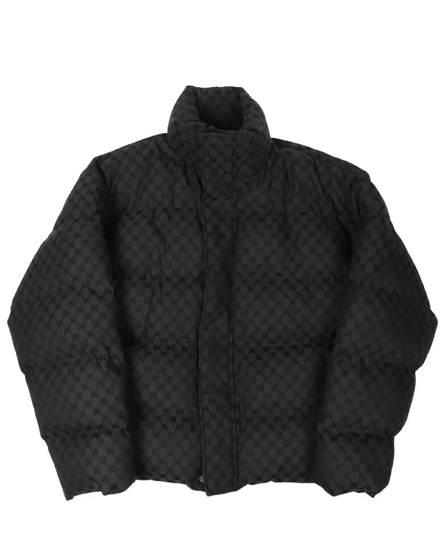 Gucci Hacker Monogram Puffer Jacket