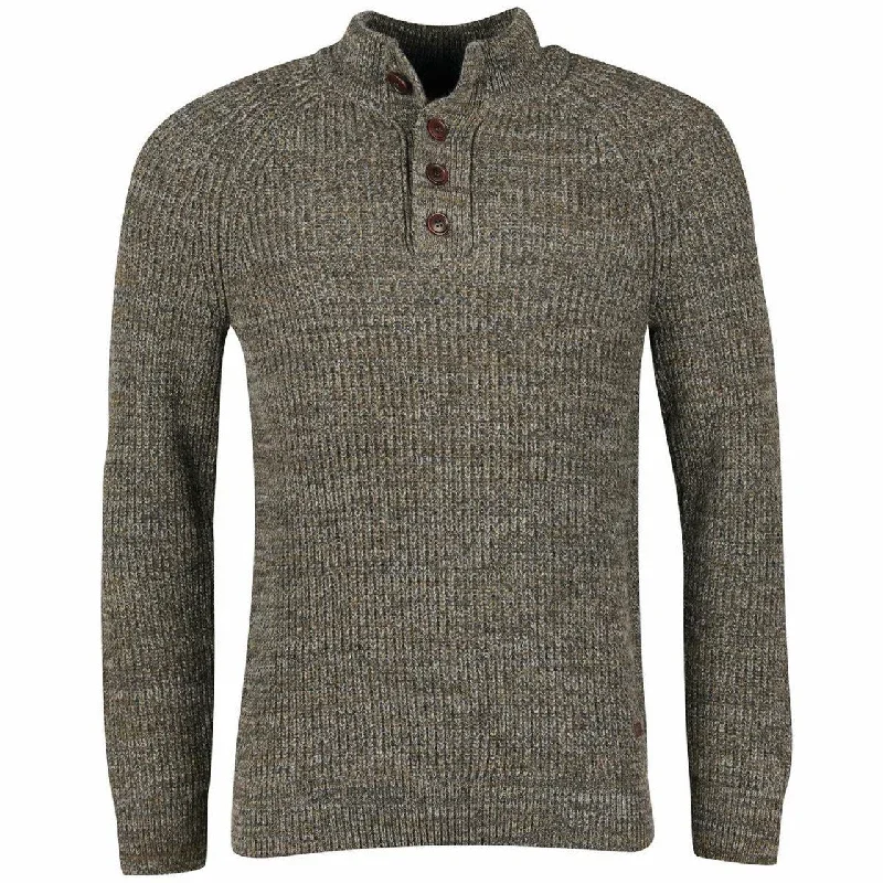 Barbour Mens Horseford Half Button Jumper