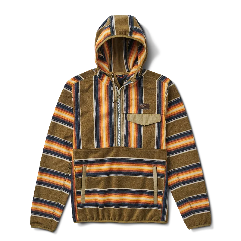 Barra Scrambler Hoodie - Dusty Green Barra Stripe