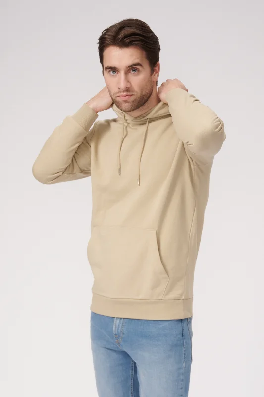 basic-hoodie-sweat-mork-beige