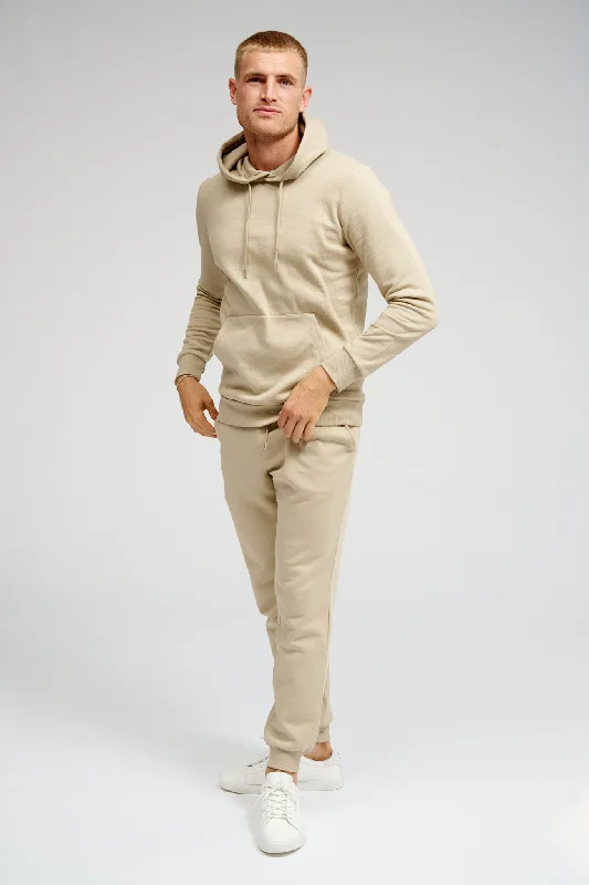 basic-hoodie-sweat-mork-beige