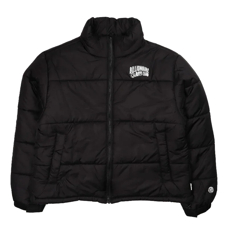 Small Arch Logo Puffer Jacket Black