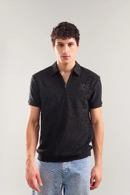 Midnight Textured Polo