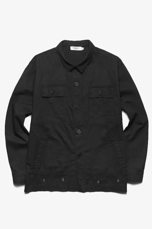 Blacksmith - Safari CPO Overshirt - Black