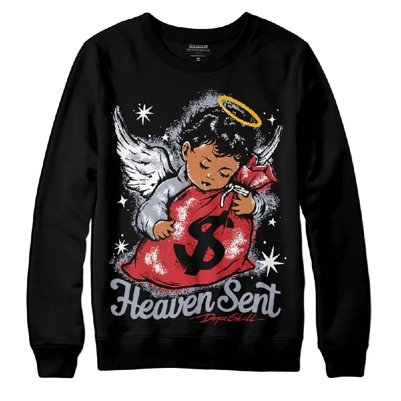 Bred Reimagined 4s DopeSkill Sweatshirt Heaven Sent Graphic