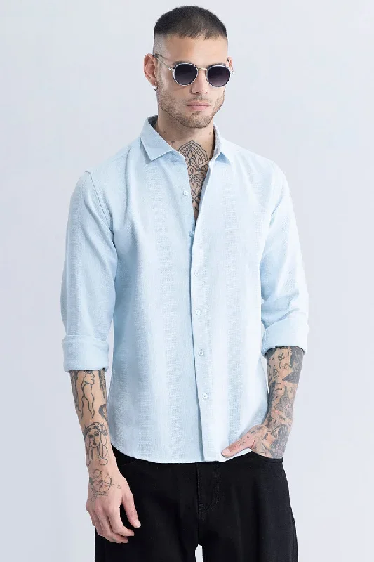 Breezy Charm Stripe Blue Shirt