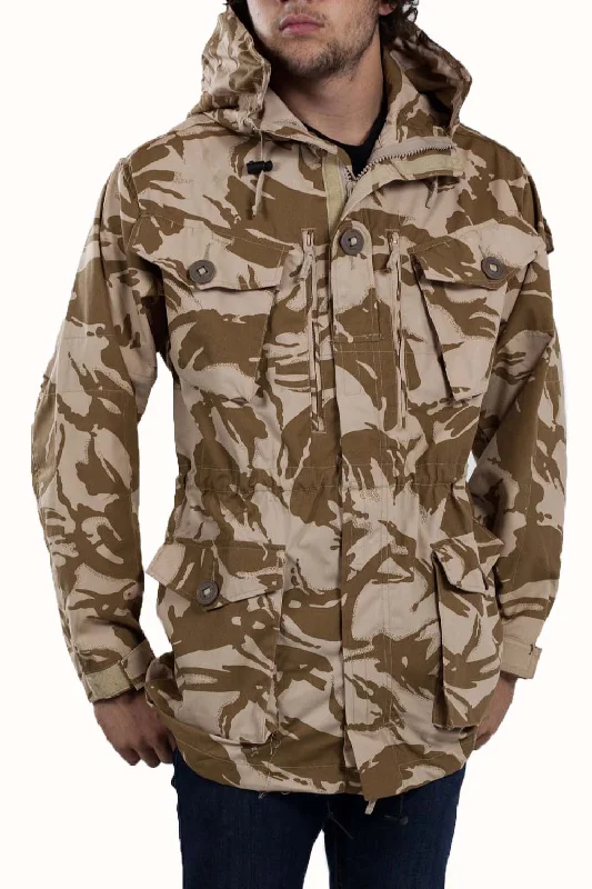 British Army Windproof Desert smock parka - Genuine British military issue - DISTRESSED RANGE