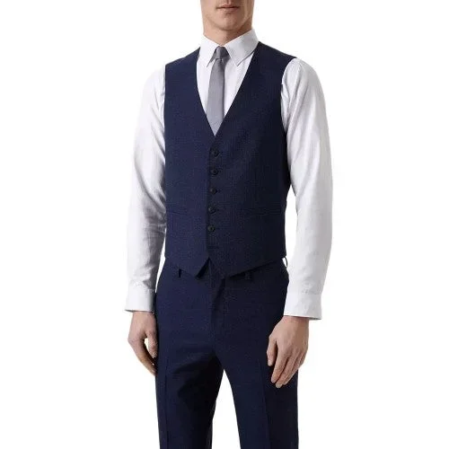 Burton Mens Marl Tailored Waistcoat