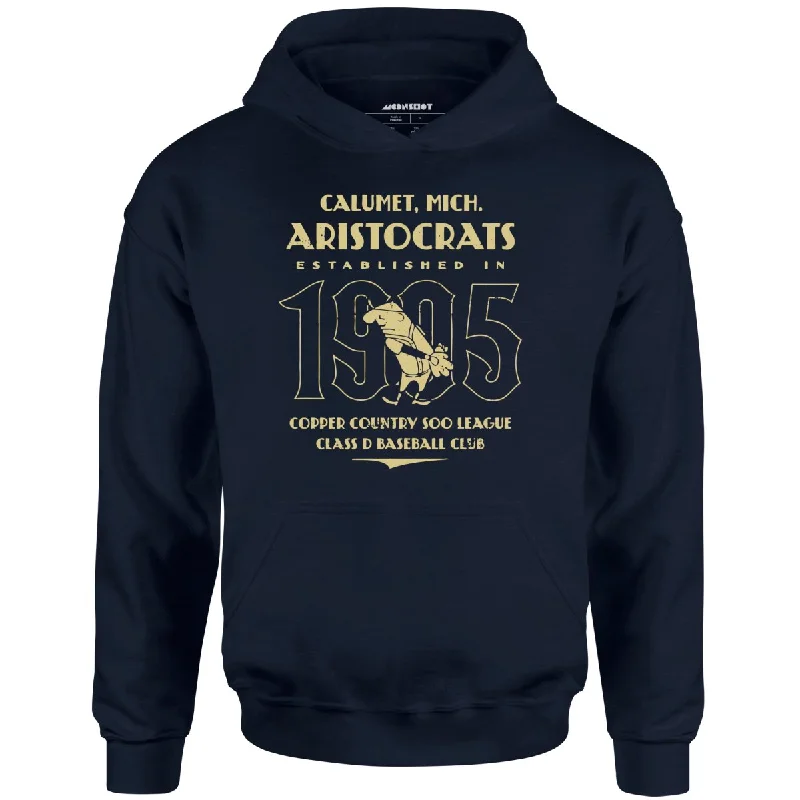 Calumet Aristocrats - Michigan - Vintage Defunct Baseball Teams - Unisex Hoodie