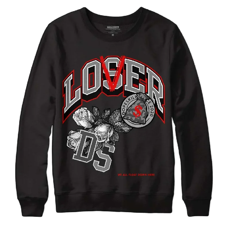 Camo 5s DopeSkill Sweatshirt Loser Lover Graphic