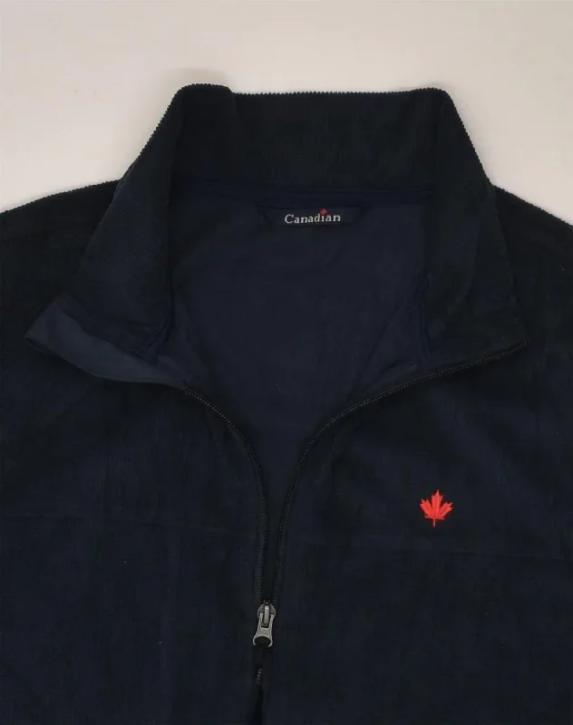 canadian-mens-fleece-gilet-uk-46-3xl-navy-blue-polyester