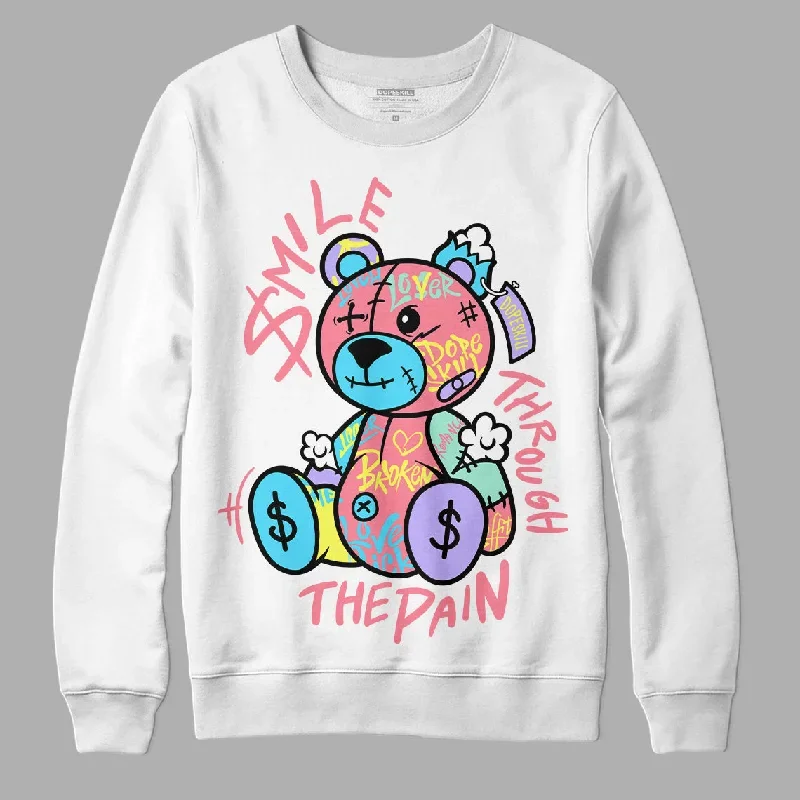 Candy Easter Dunk Low DopeSkill Sweatshirt Smile Through The Pain Graphic