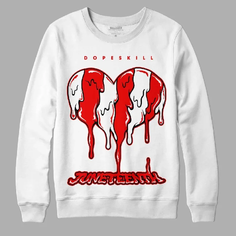 Dunk Low Cherry Samples DopeSkill Sweatshirt Juneteenth Heart Graphic