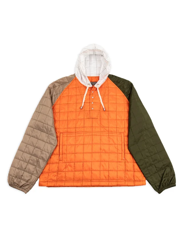 Crazy Para-Parka - Orange/White/Beige/Green