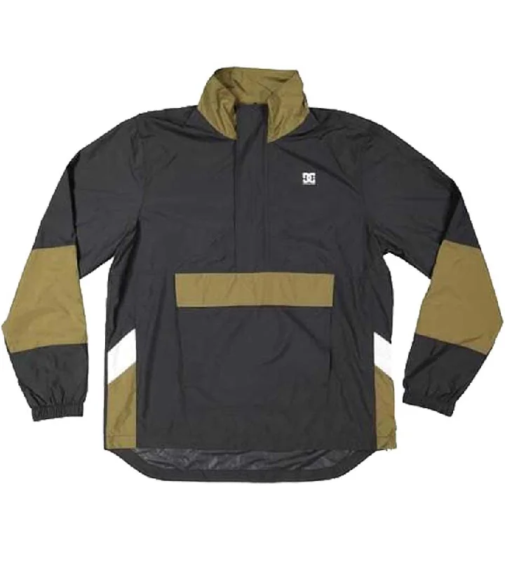 DC On The Block Water Resistant Half Zip Jacket - Anthracite