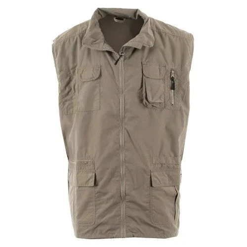 D555 Mens Enzo Kingsize Multi Pocket Hunting Waistcoat