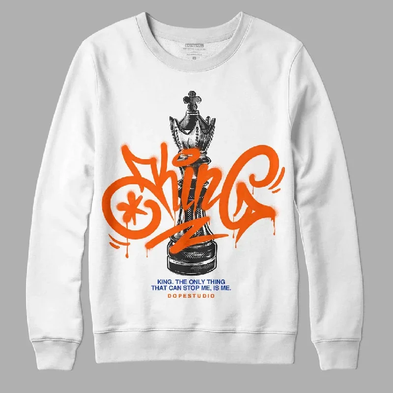 Dunk Low Futura Orange Blaze DopeSkill Sweatshirt King Chess Graphic