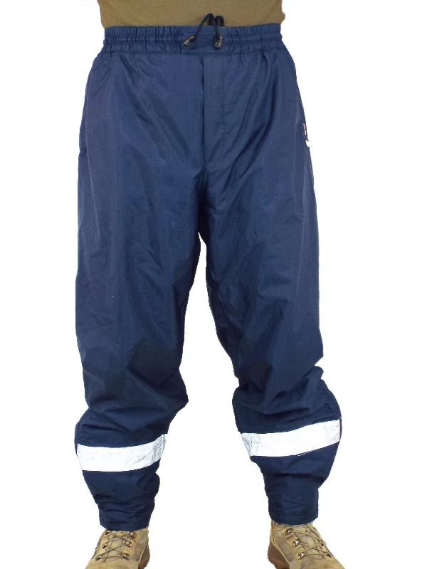 Dutch - Blue Waterproof Rip-Stop Over-Trousers with reflective band 鈥?Grade 1