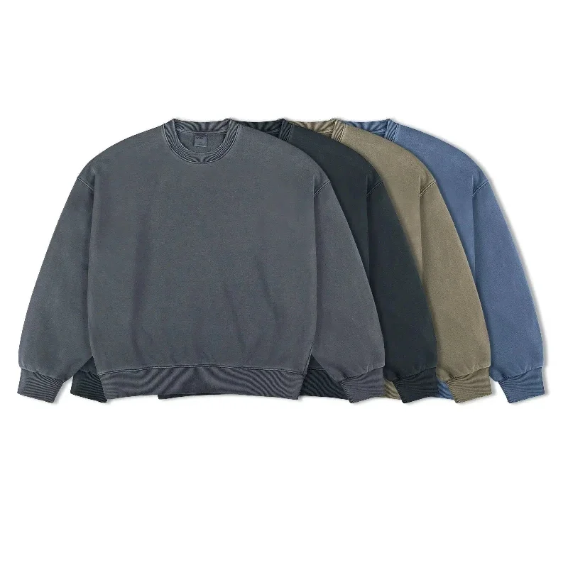 Dyed Color Washed Sweatshirt