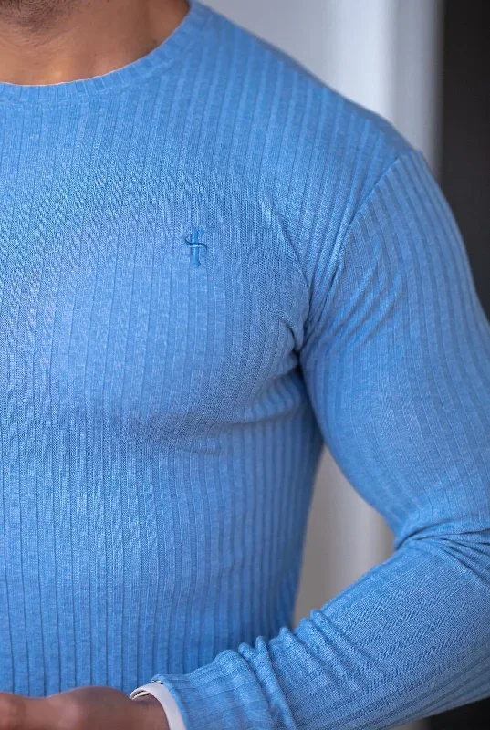 father-sons-classic-baby-blue-ribbed-knit-jumper-fsh594