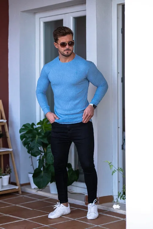 father-sons-classic-baby-blue-ribbed-knit-jumper-fsh594