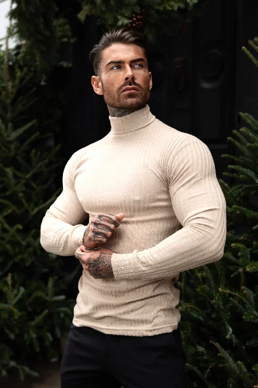 father-sons-classic-beige-ribbed-knit-roll-neck-jumper-fsh959