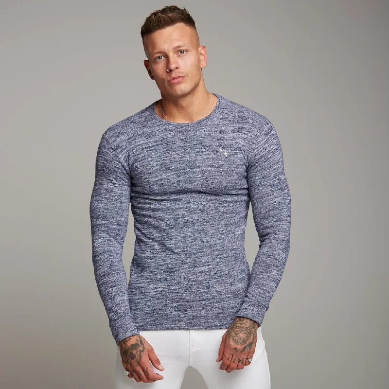 father-sons-classic-blue-white-two-tone-super-slim-jumper-super-slim-fsh155