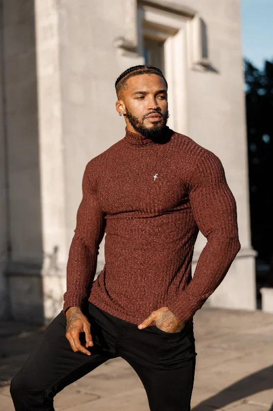 father-sons-classic-burgundy-ribbed-knit-roll-neck-jumper-fsh775