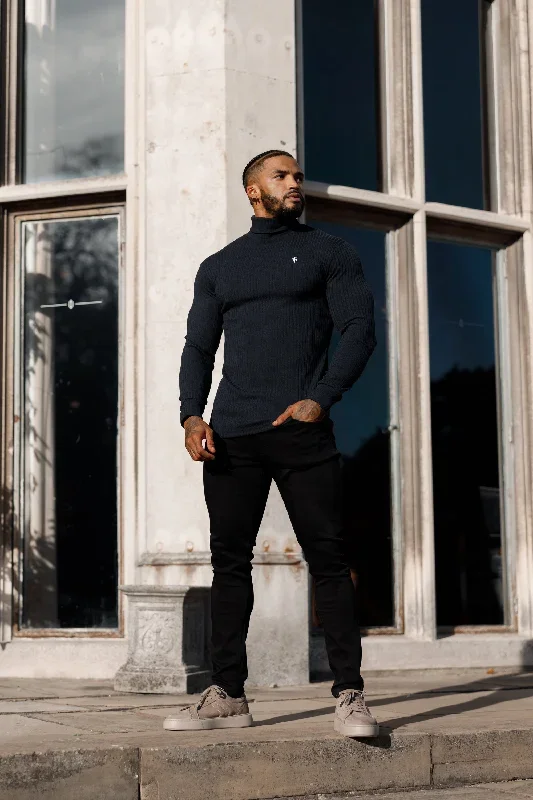 father-sons-classic-navy-ribbed-knit-roll-neck-jumper-fsh778