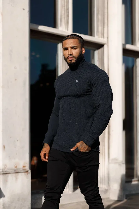 father-sons-classic-navy-ribbed-knit-roll-neck-jumper-fsh778