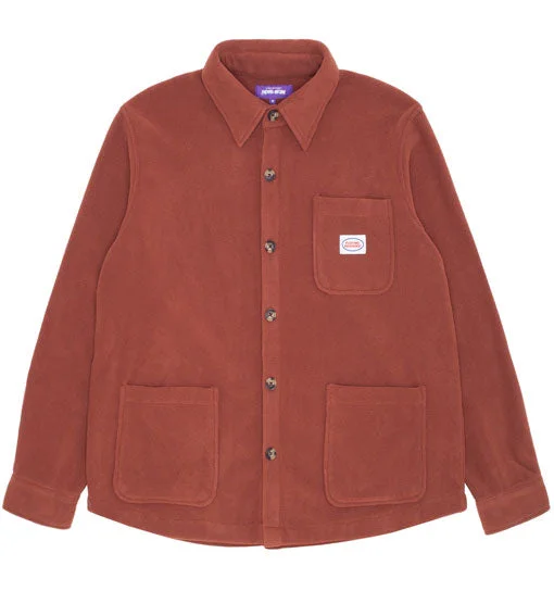 Fucking Awesome Polar Fleece Overshirt - Brown