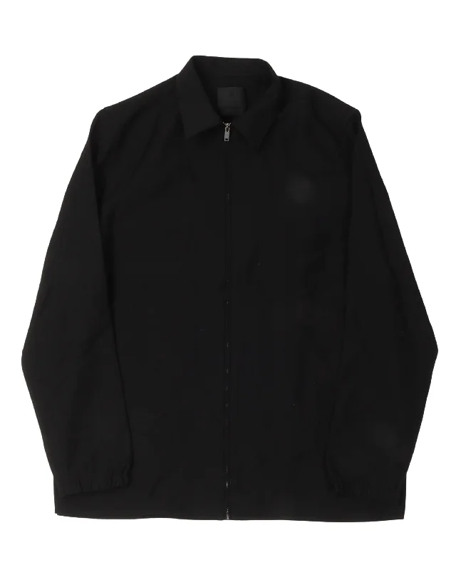 Mohair Blend Zip-Up Blouson