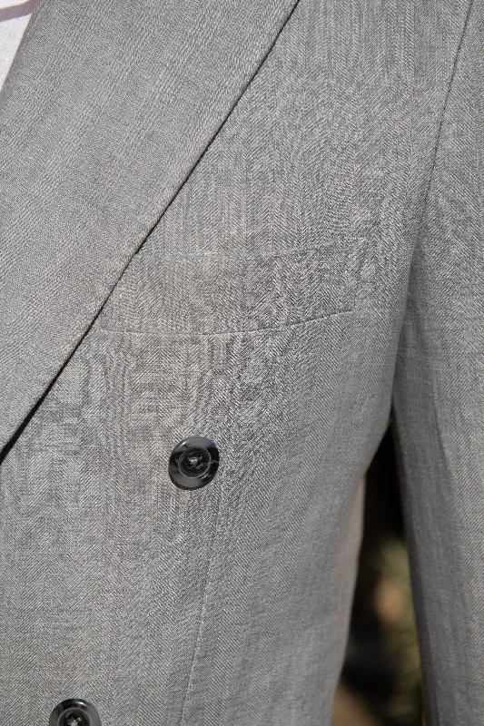 grey-herringbone-double-breasted-linen-jacket-made-in-italy