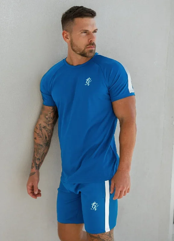 Gym King Core Plus Poly Tee - Sonic Blue