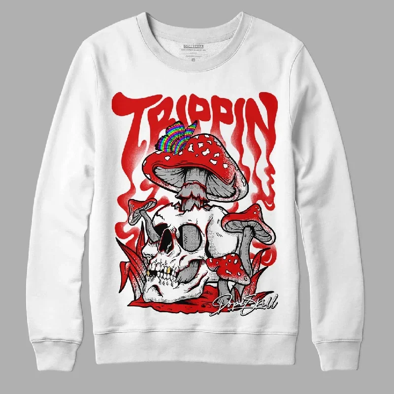 Gym Red 12s DopeSkill Sweatshirt Trippin Graphic