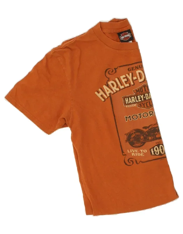 harley-davidson-mens-motorcycle-graphic-t-shirt-top-large-brown-cotton