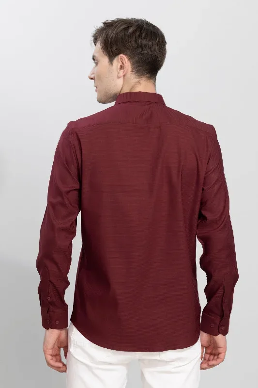 horizontal-chord-stripe-maroon-shirt