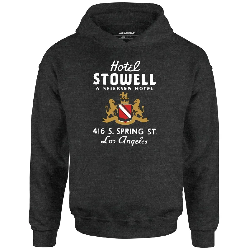 hotel-stowell-los-angeles-ca-vintage-hotel-unisex-hoodie