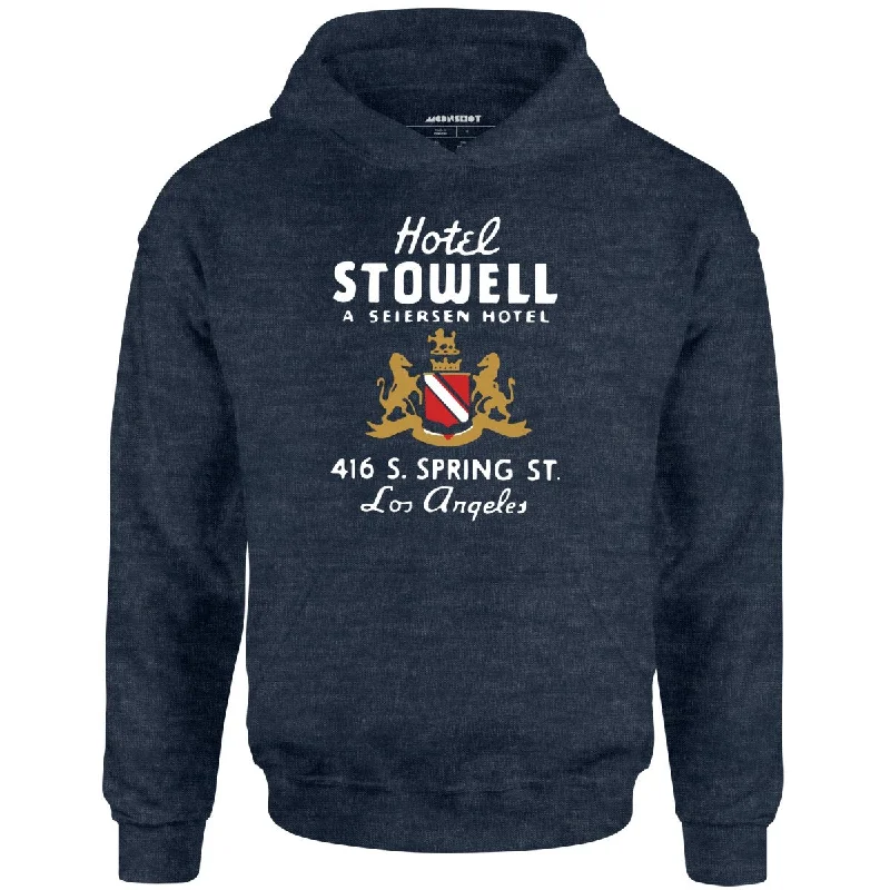 hotel-stowell-los-angeles-ca-vintage-hotel-unisex-hoodie