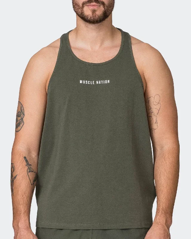 infinite-y-back-singlet-dark-khaki