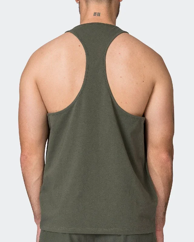 infinite-y-back-singlet-dark-khaki