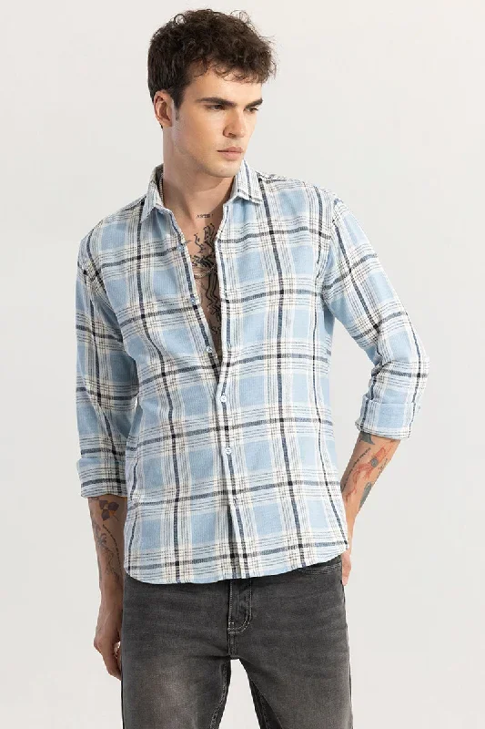 Interlock Checks Blue Shirt